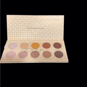 Zoeva Blanc fusion 10 Eyeshadow Palette - Purple and Gold Shades
